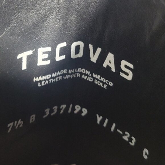 Tecovas The Annie Women's Size US 7.5 Midnight Cowhide Leather Cowgirl 14" Boots - Picture 10 of 11